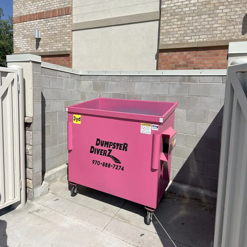 2 yard commercial dumpster for small businesses